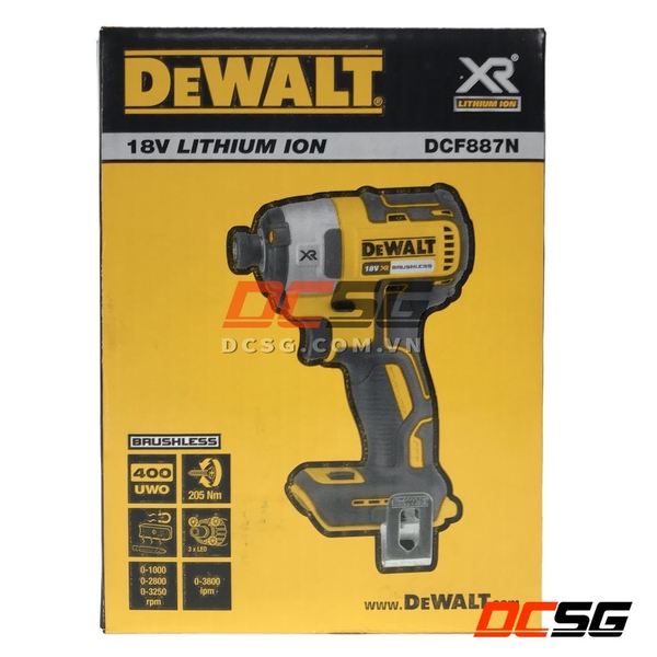 Máy vặn vít dùng pin 18V/ 20Vmax DEWALT DCF887N-KR (không pin sạc)