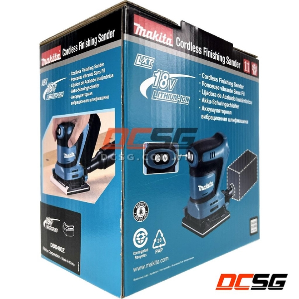 Máy chà nhám rung dùng pin 18V Makita DBO480Z (thân máy)
