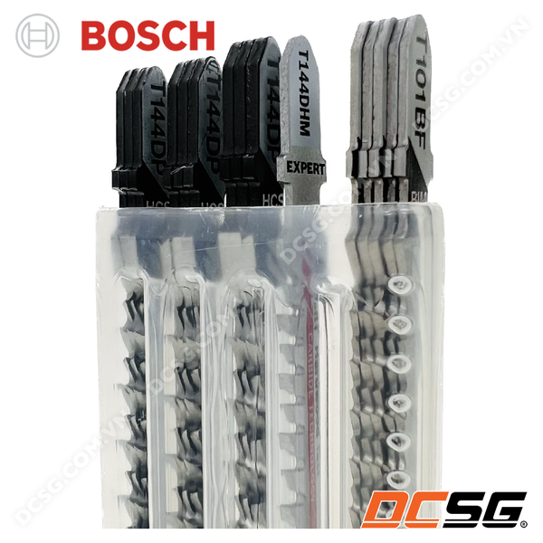 Bộ 14 lưỡi cưa lọng gỗ tặng kèm 01 lưỡi Carbide siêu bền Bosch 2607011436