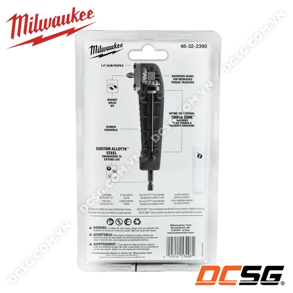 Bộ chuyển vít góc Milwaukee 48-32-2390