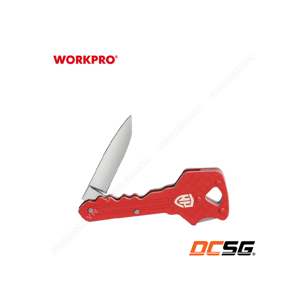 Dao cắt gấp gọn an toàn hình chìa khóa Workpro