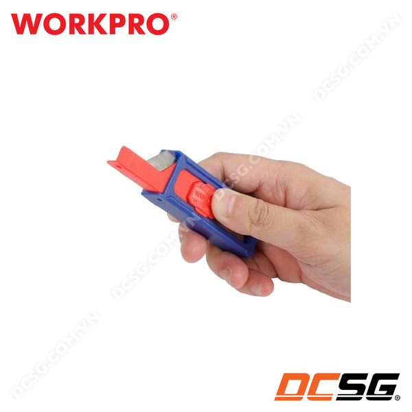 Lưỡi dao rọc cáp bằng thép SK5, kèm hộp đựng (1set = 10 cái) Workpro WP213002