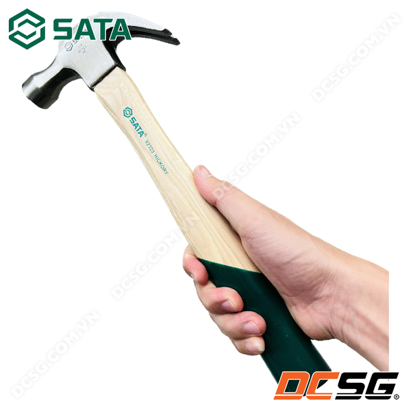 Búa nhổ đinh cán gỗ 16oz/ 450g/ 330mm Sata 92323