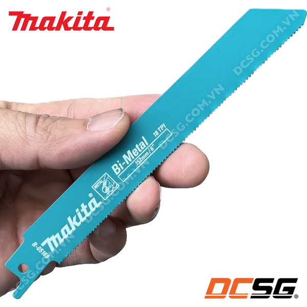 Lưỡi cưa kiếm cắt kim loại chất liệu Bi-Metal 152x0.9x18mm 18TPI Makita