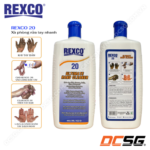 Xà phòng rửa tay nhanh 443,5ML REXCO 20 ULTIMATE HAND CLEANER RX-SP0003