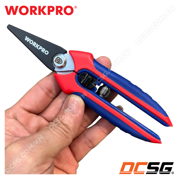 Kéo cắt tỉa cành bằng thép không rỉ kích thước 160mm WORKPRO WP332014