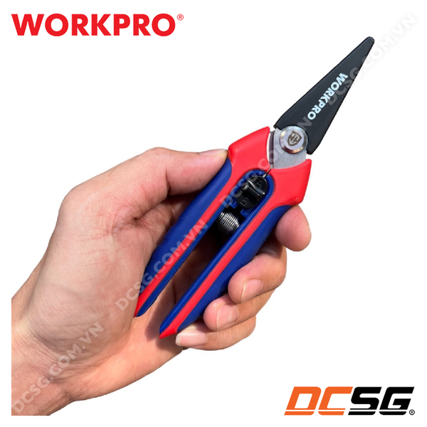 Kéo cắt tỉa cành bằng thép không rỉ kích thước 160mm WORKPRO WP332014