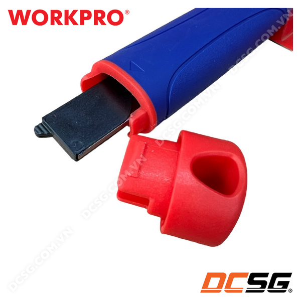 Cây sủi sàn, kính chuyên dụng bản 90mm kèm 6 lưỡi dao WORKPRO WP219002