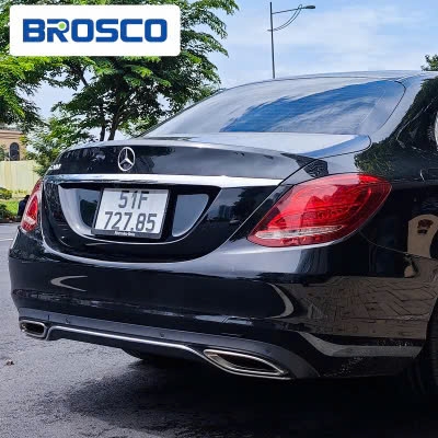 Khung biển số ô tô bằng nhựa PP cao cấp Brosco – 50057 (tùy chọn logo xe)