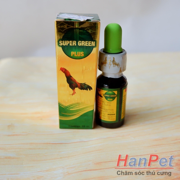 (Thuốc gà CHỌI) Đặc trị hen gà chọi (Hen xanh), thuốc long đờm gà, khó thở cấp tính gà đá dạng thuốc 10ml nhỏ giọt UỐNG- MADEIN THAILAND (Hanpet henxanh)