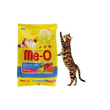 HCM -Thức ăn viên cho mèo con  Me-O KITTEN (vị CÁ BIỂN) THức ăn dạng hạt khô cho mèo dưới 1 tuổi hạt mèo xuất xứ Thái Lan
