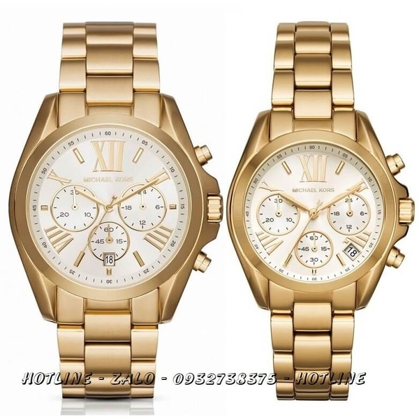 Đồng Hồ Cặp Michael Kors Nam MK6266 Nữ MK6267 Chính Hãng