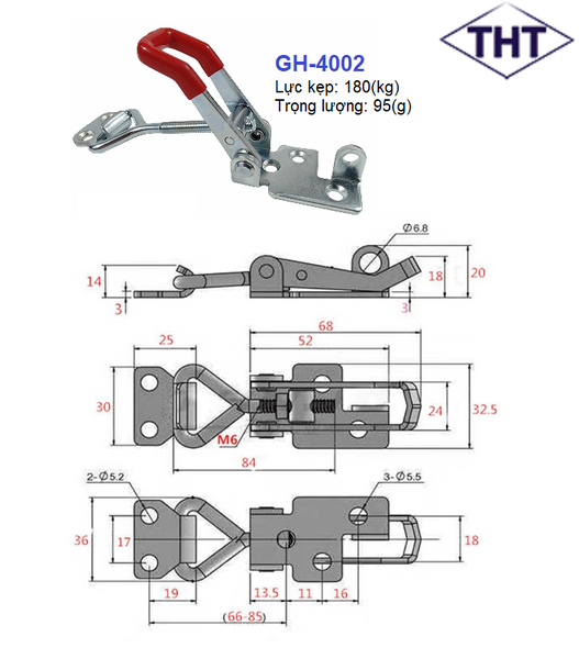 Cam kẹp GH4002