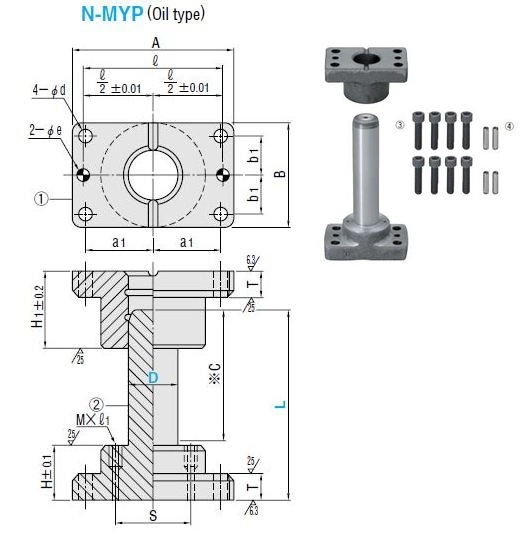 Bộ dẫn hướng không bi MYP