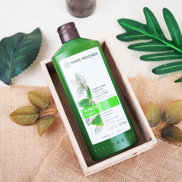 Dầu Gội Dành Cho Tóc Dầu Yves Rocher Purity Oily Hair Purifying Shampoo 300ml