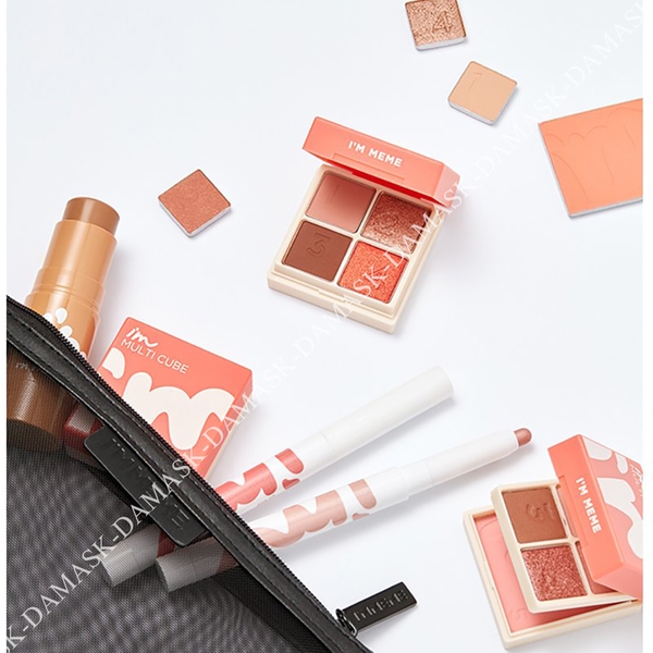Bảng Phấn Mắt Và Má Hồng 2in1 I'm Meme I'm Multi Cube Hàn Quốc