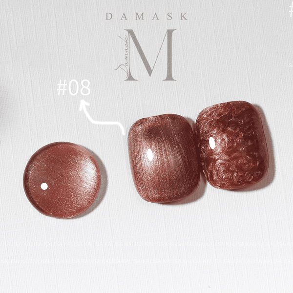 Sơn móng gel lạnh ngọc trai DAMASK - NT08 giống trắng gương