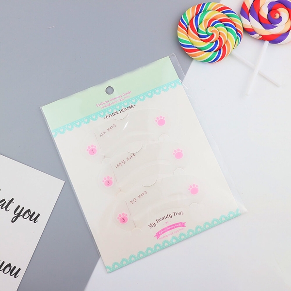 Khuôn Kẻ Chân Mày Etude House My Beauty Tool Eyebrow Drawing Guide