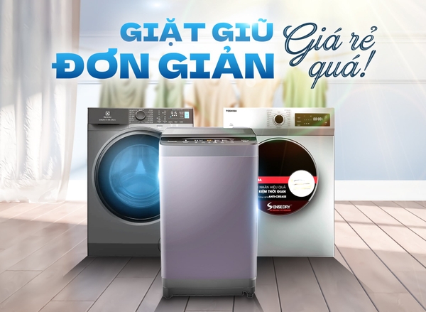 MÁY GIẶT, MÁY SẤY