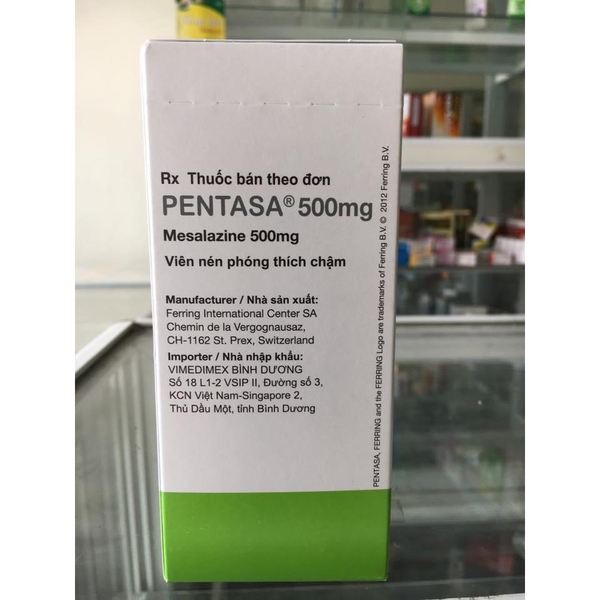 Pentasa Tab 500mg/tiêu hóa/thuốc tân