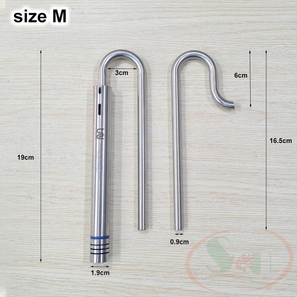 In out inox TRU Skimmer nano shallow hút váng bể mini Shrimp home