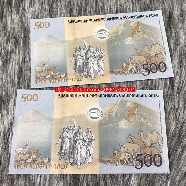 Armenia 500 Dram 2017 UNC kỷ niệm con thuyền Noah