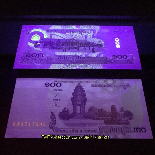 Cambodia 100 riels 2001 UNC