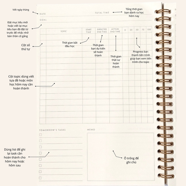 Sổ Study Tracker