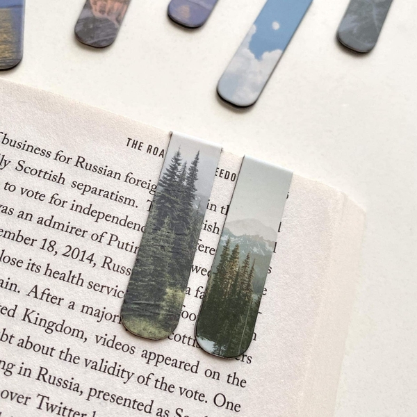 Magnetic Bookmark Đánh Dấu Sách Nam Châm Hình Bầu Trời