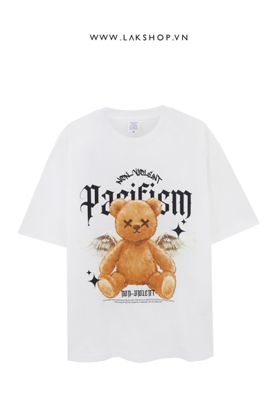 Áo Oversized Bear Angel White T-shirt  cx2