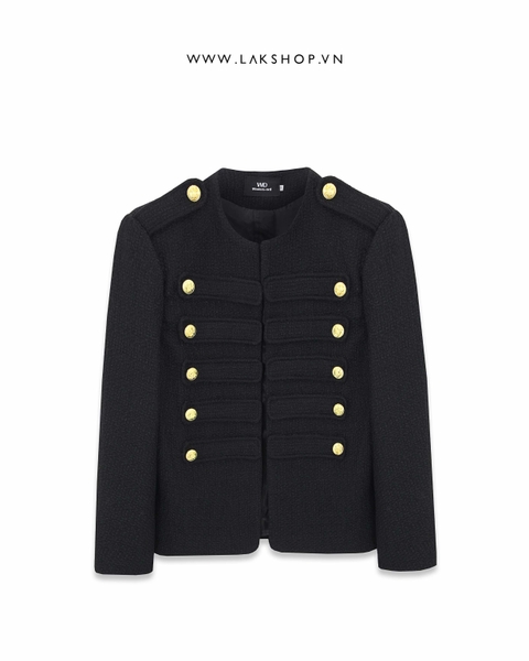 Áo Black Militaty with Gold Button Jacket cs2