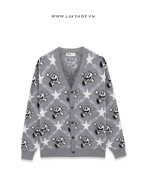Áo GxG Pacman Grey Cardigan Sweater (Chính Hãng) cs2