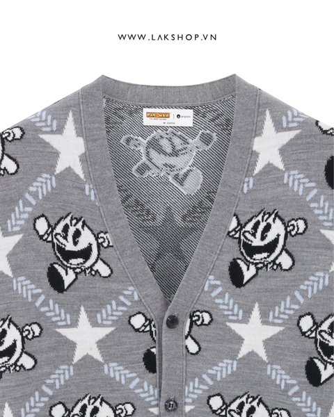 GxG Pacman Grey Cardigan Sweater (Chính Hãng) cs2