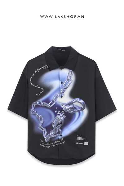 GXG Graphic Chain Print Shirt (Chính Hãng)