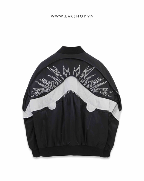 Áo Black Wings Embroidered Bomber Jacket cs2