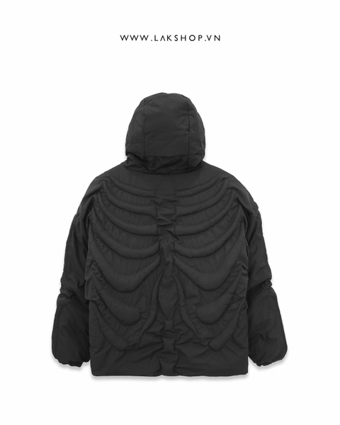 Áo Black Bone Embossing Puffer Jacket cs3