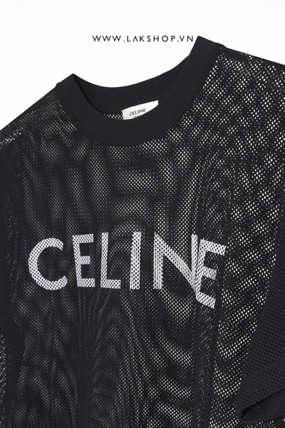 Celjne Loose Cotton Mesh T-shirt