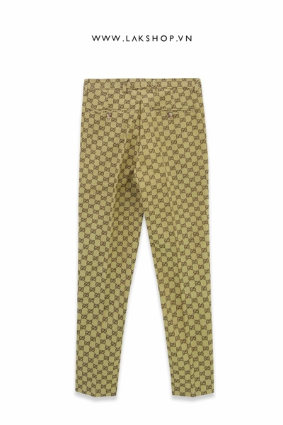 Guccj Brown GG Monogram Trouser cx2