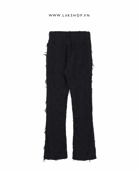 Black Tattered Pants