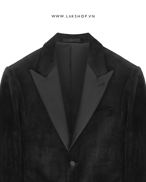 Black Velvet Tuxedo Blazer cs2