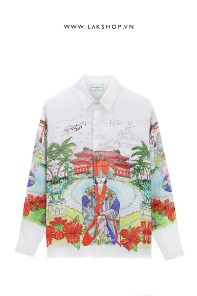 Casablanca Tokyo Okinawa Printed Shirt