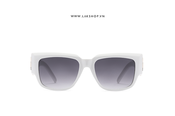 PaIm AngeIs Laguna Square-Frame Sunglasses in White