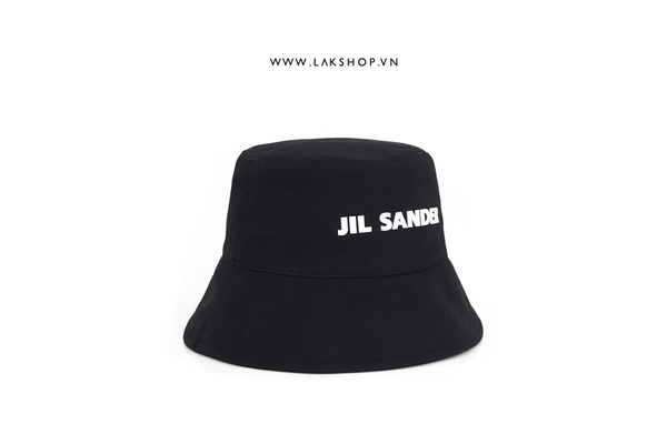 JlL SANDER Logo Black Bucket Hat