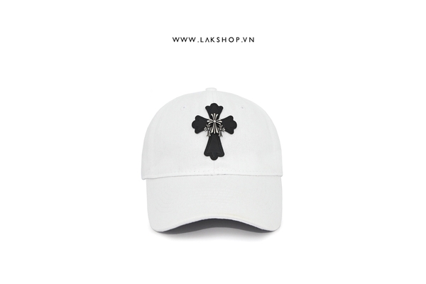 Mũ Cross Logo White Baseball Cap