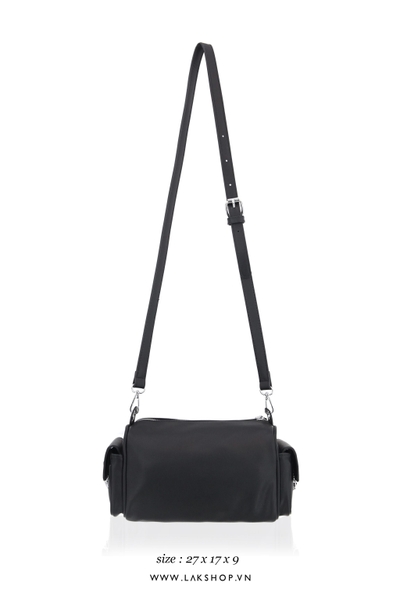 Black Pocket  Crossbody bag