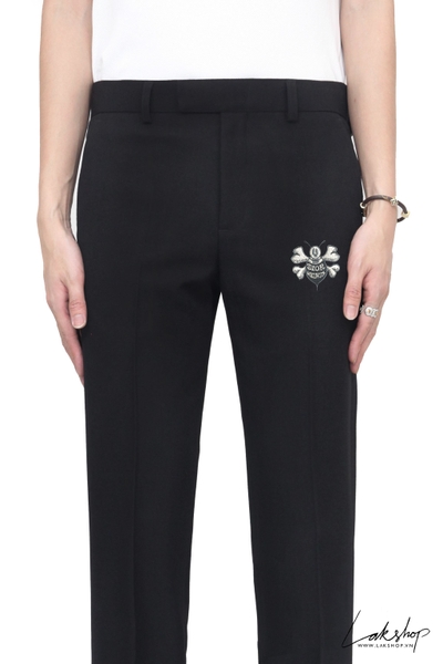 Djor x Stussy Bee Logo Black Trousers cs2