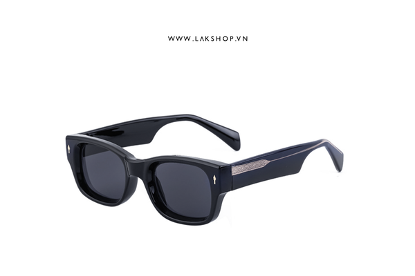 Kính Sunglasses Black Square Frame Flat Frames