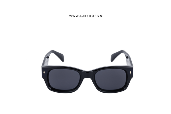 Sunglasses Black Square Frame Flat Frames