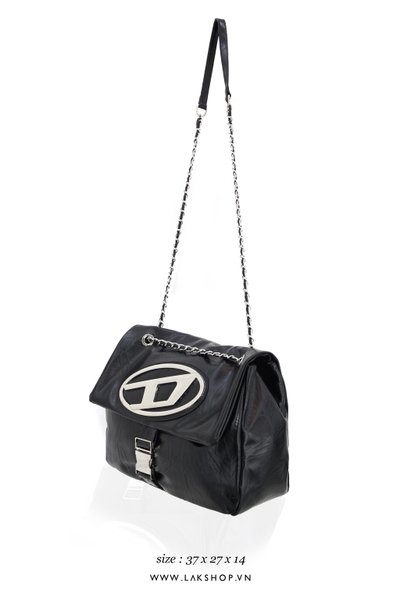 D Buckle Rave faux-leather Crossbody Bag