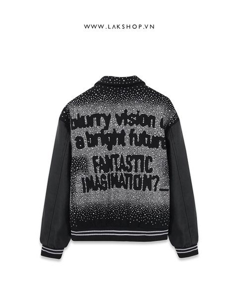 L0ujs Vujt0n Embroidered Varsity Blouson Jacket cs2